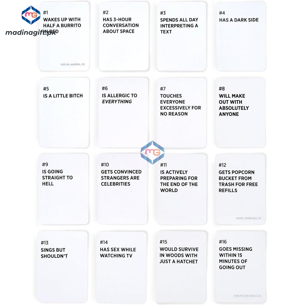 Drunk Stoned Or Stupid Adult Card Game (17+) - 0162E