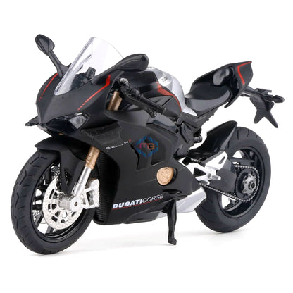 Die Cast Motorcycle Ducati V4 Model 1:12 Scale - M12-8B - Madina Gift