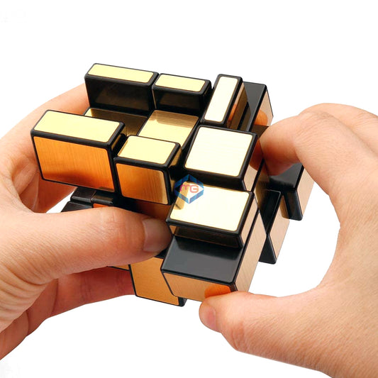 QY 3x3 Mirror Sticker-less Speed Cube Puzzle - EQY517 - Madina Gift