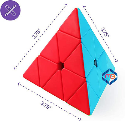 Pyramid Cube High Speed Sticker-less Triangle - EQY511
