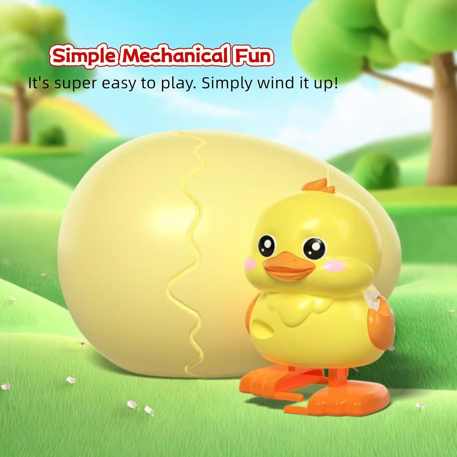 Interactive Wind-Up Hatching Egg Duck Toy 9988-196 9988-200 For Little Kids Online in Pakistan Madina Gift
