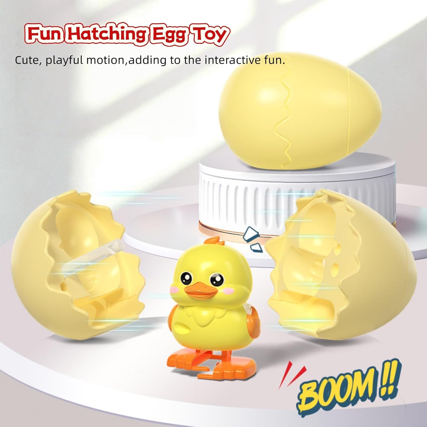 Interactive Wind-Up Hatching Egg Duck Toy 9988-196 9988-200 For Little Kids Online in Pakistan Madina Gift