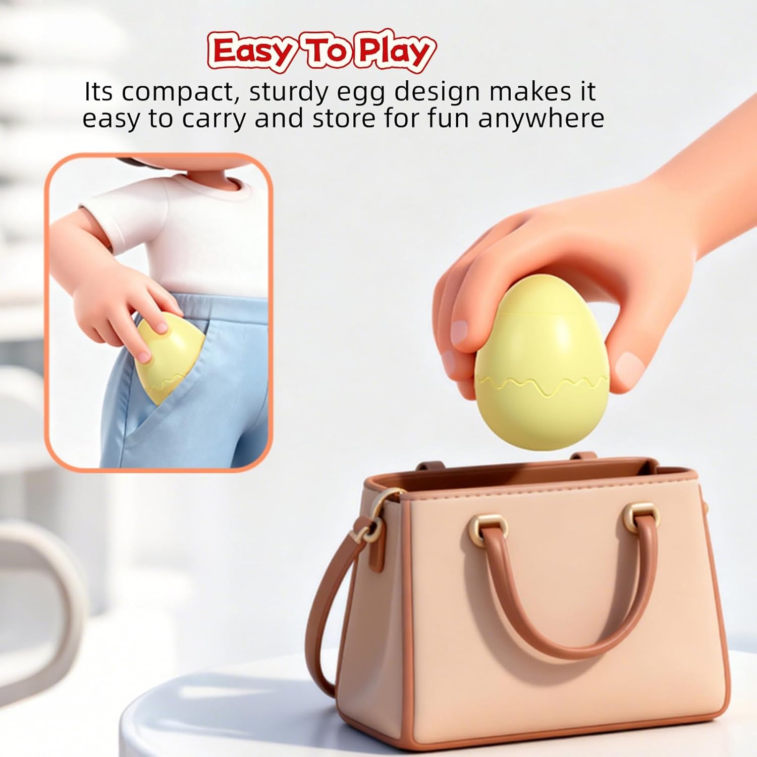 Interactive Wind-Up Hatching Egg Duck Toy 9988-196 9988-200 For Little Kids Online in Pakistan Madina Gift
