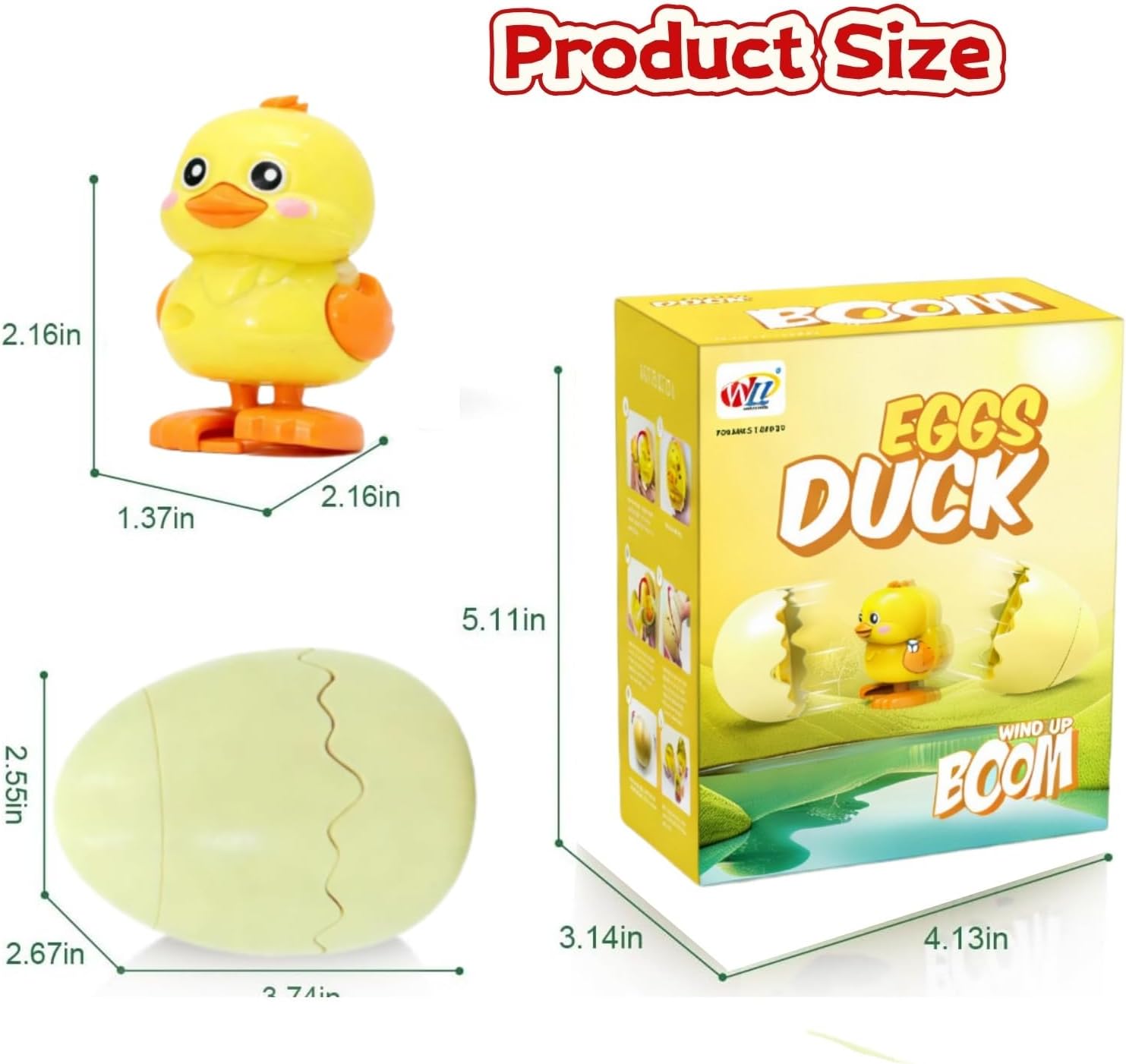 Interactive Wind-Up Hatching Egg Duck Toy 9988-196 9988-200 For Little Kids Online in Pakistan Madina Gift