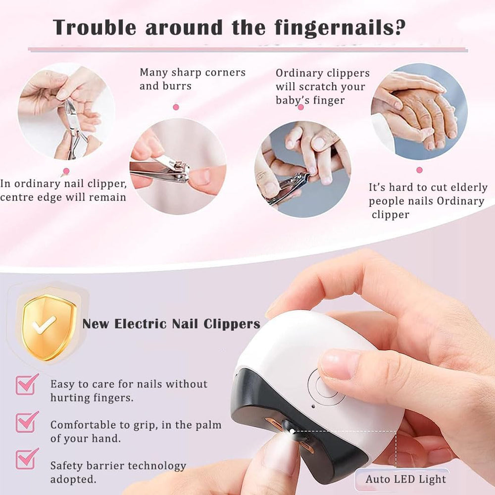 Electric Automatic Nail Clipper For Kids & Adults Madina Gift