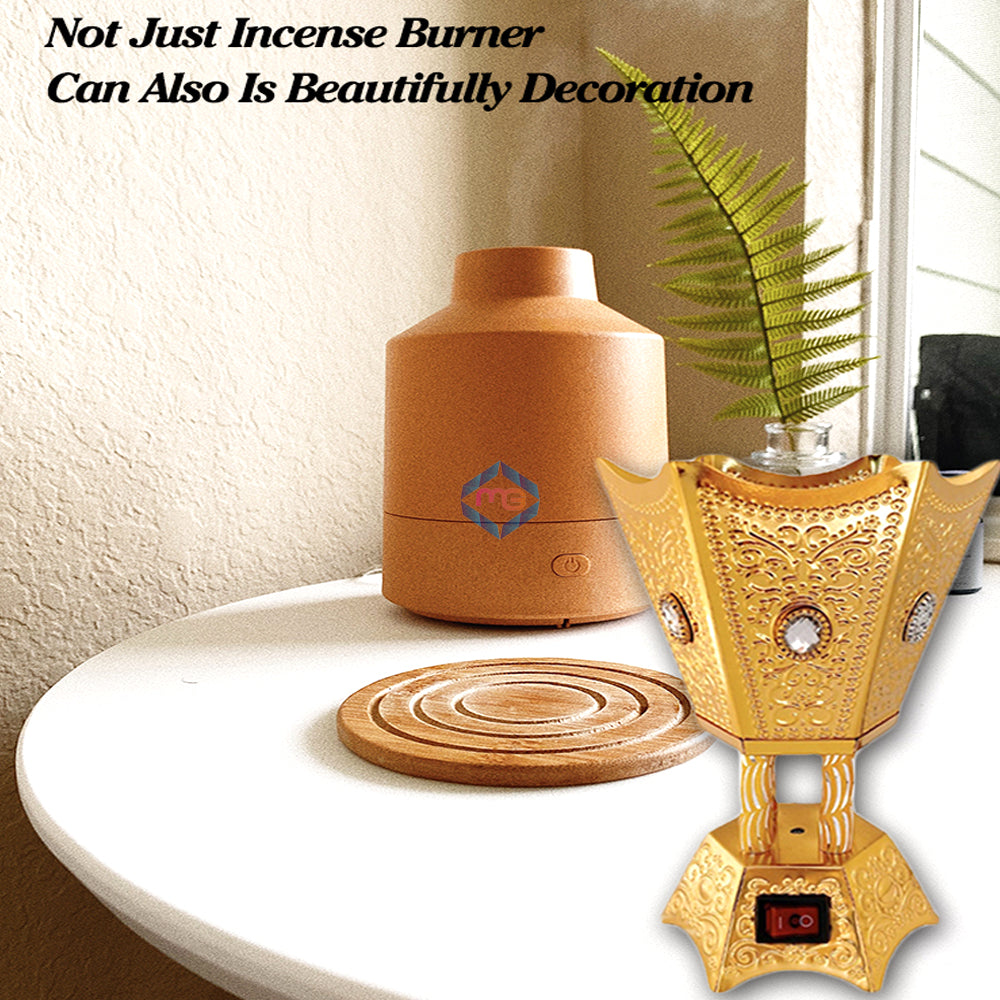 Electric Bakhoor Incense Burner WF-001 Online in Karachi Pakistan madinagift.pk 