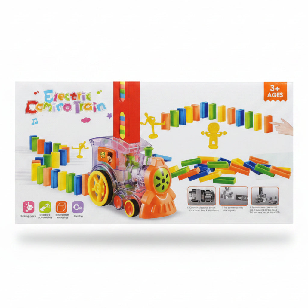Electric Domino Train For Kids. Intelligence Domino Train Toy For Kids Online in Pakistan Madina Gift www.madinagift.pk