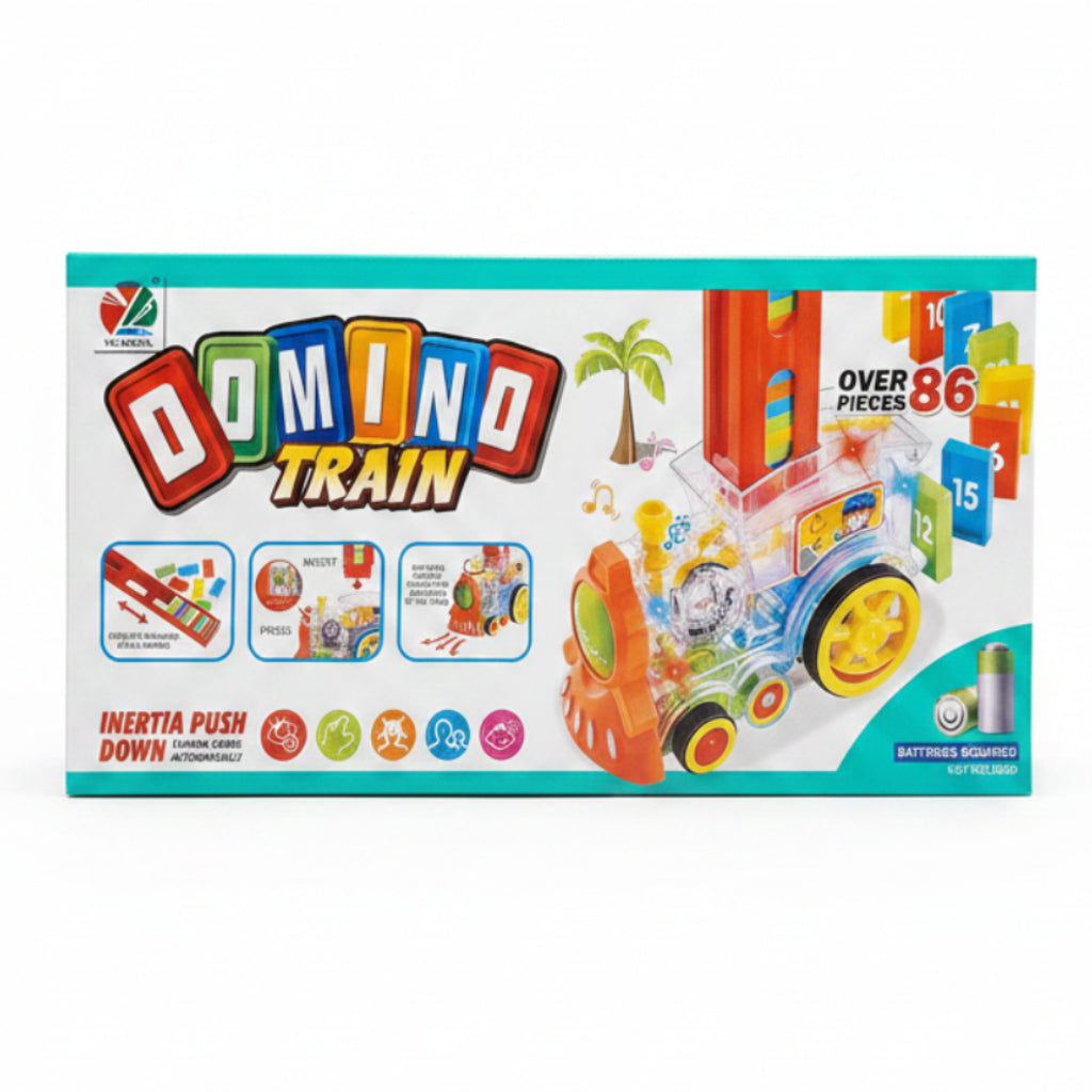 Electric Domino Train For Kids. Intelligence Domino Train Toy For Kids Online in Pakistan Madina Gift www.madinagift.pk