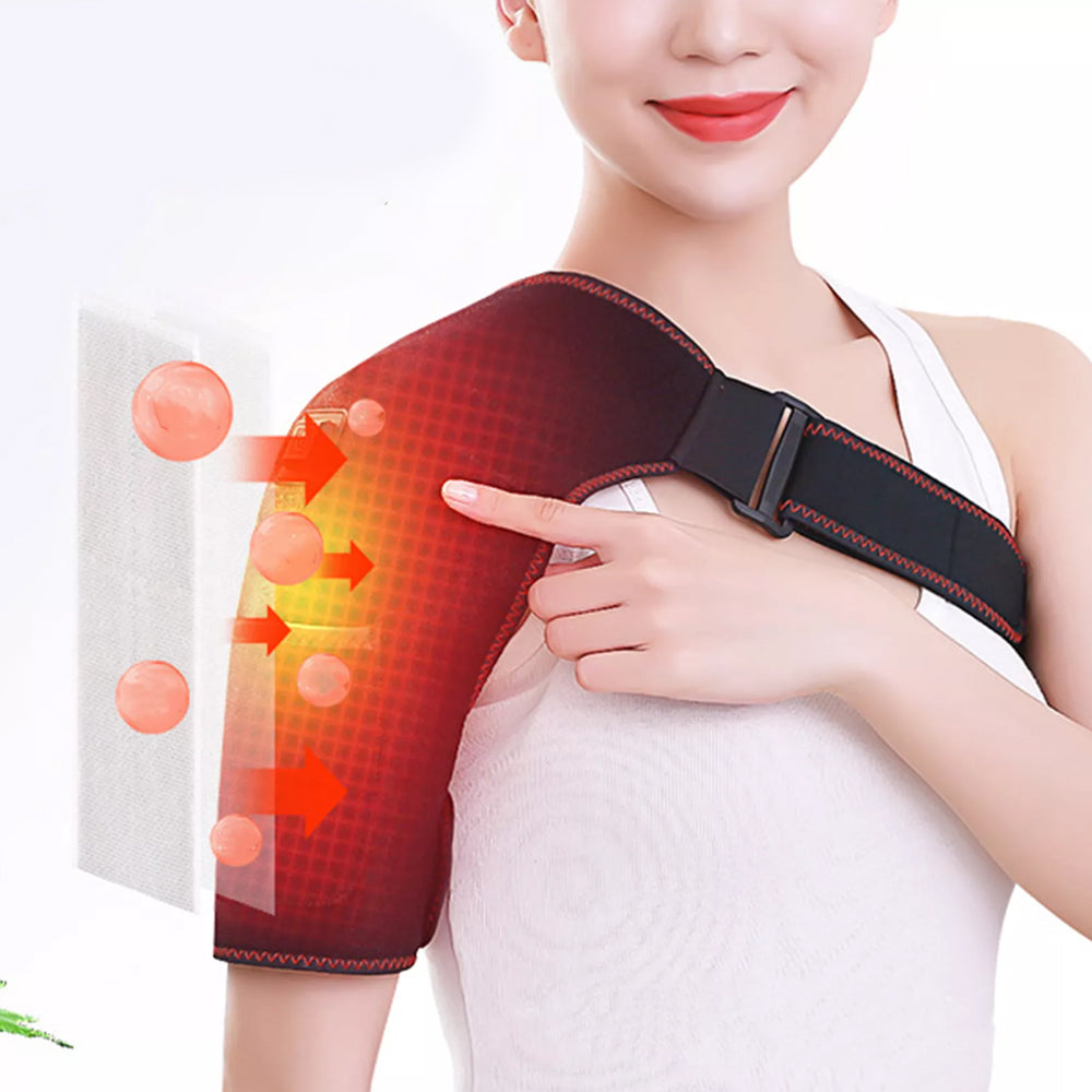 Electric Heated Shoulder Brace & Elbow Massager for Joint Pain Relief Madina Gift