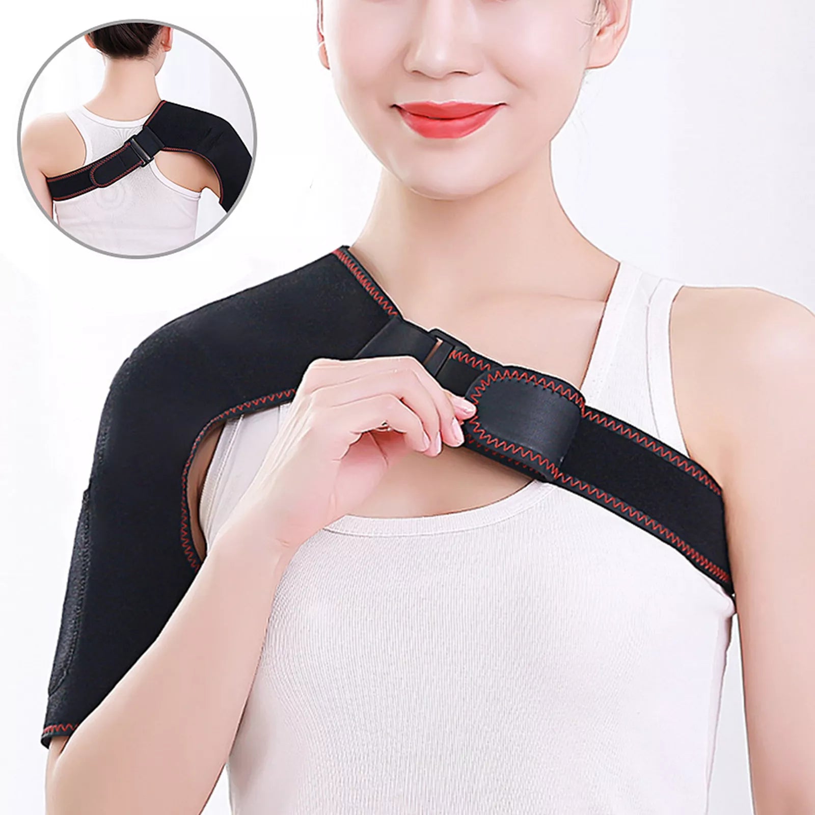 Electric Heated Shoulder Brace & Elbow Massager for Joint Pain Relief Madina Gift