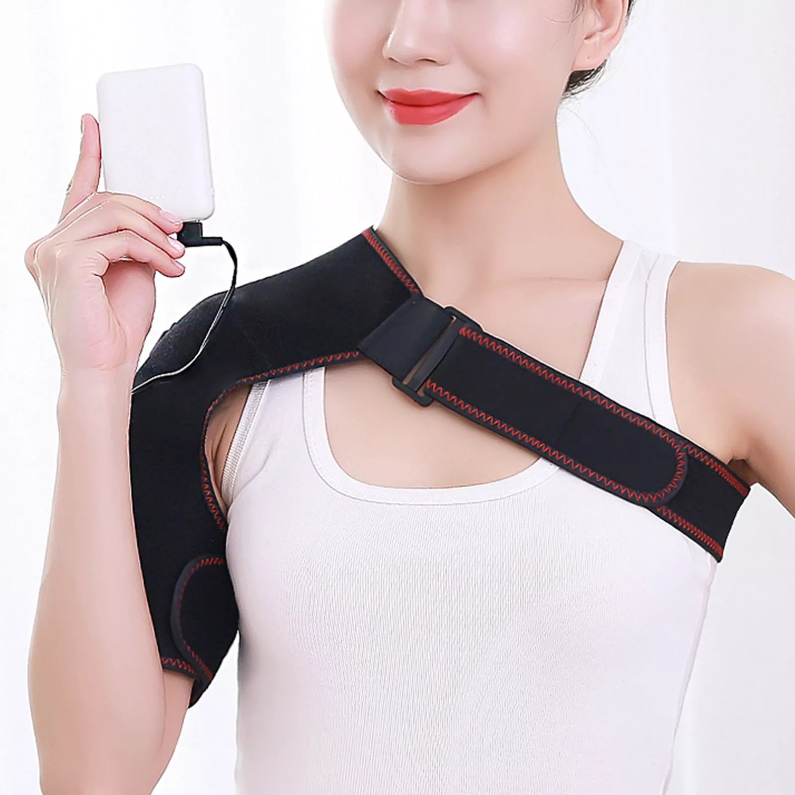 Electric Heated Shoulder Brace & Elbow Massager for Joint Pain Relief Madina Gift