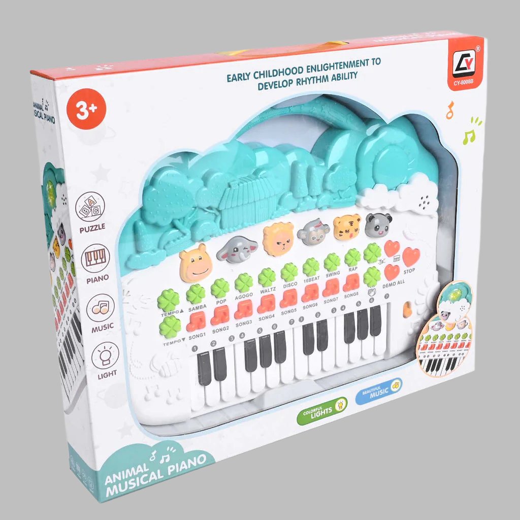 Electronic Interactive Piano with Animal Sounds CY-8008B - Madina Gift