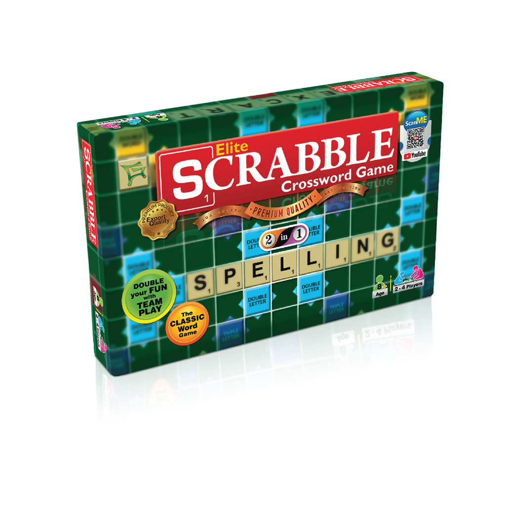 Elite Scrabble 2 in 1 Wooden Board Game Online in Karachi Pakistan madinagift.pk