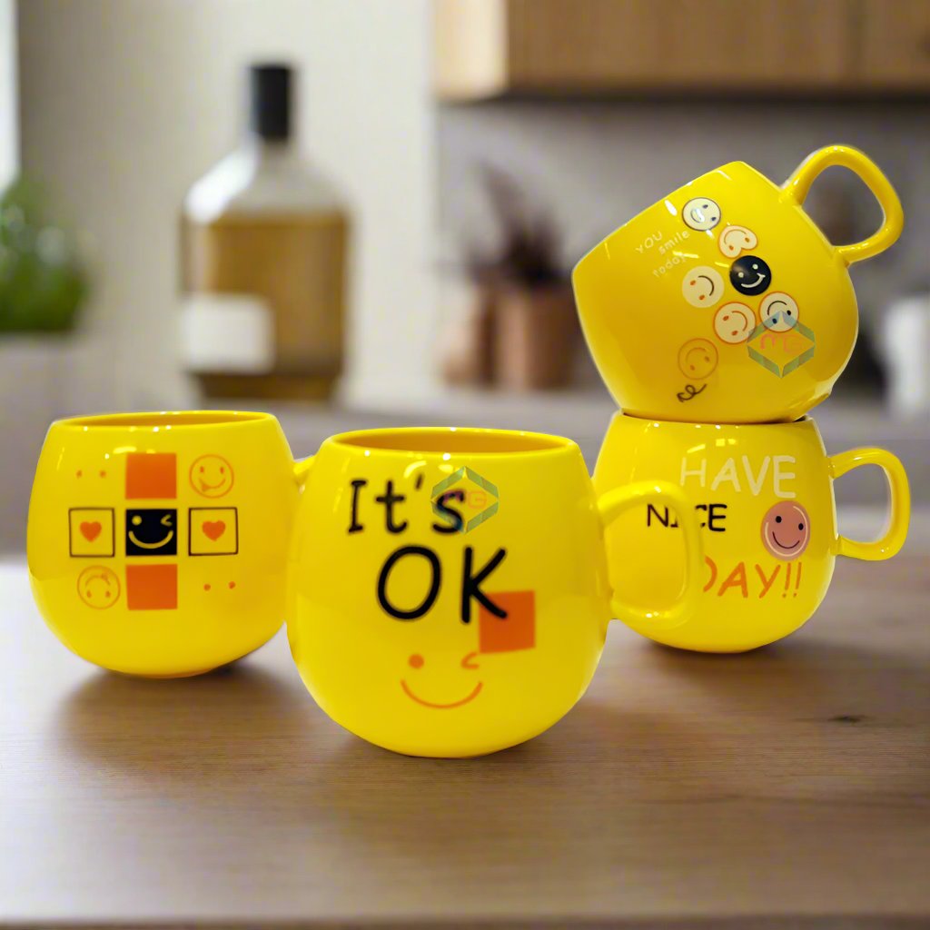 Emoji Ceramic Coffee Mug - Assorted Designs