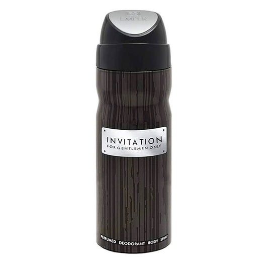 Emper Invitation For Gentlemen Only Deodorant Spray - Madina Gift