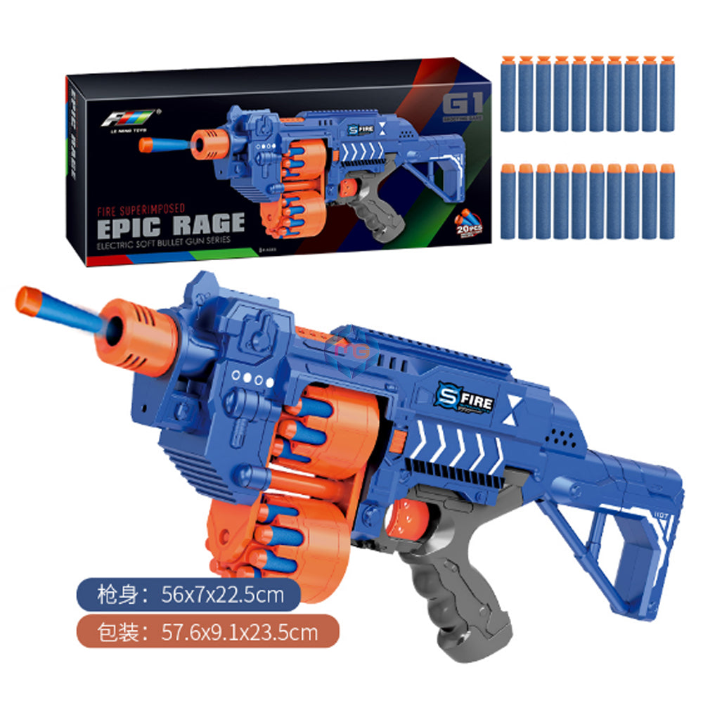 Epic Rage G1 Soft Bullet Nerf Gun