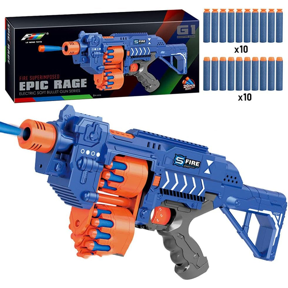 Epic Rage G1 Soft Bullet Nerf Gun