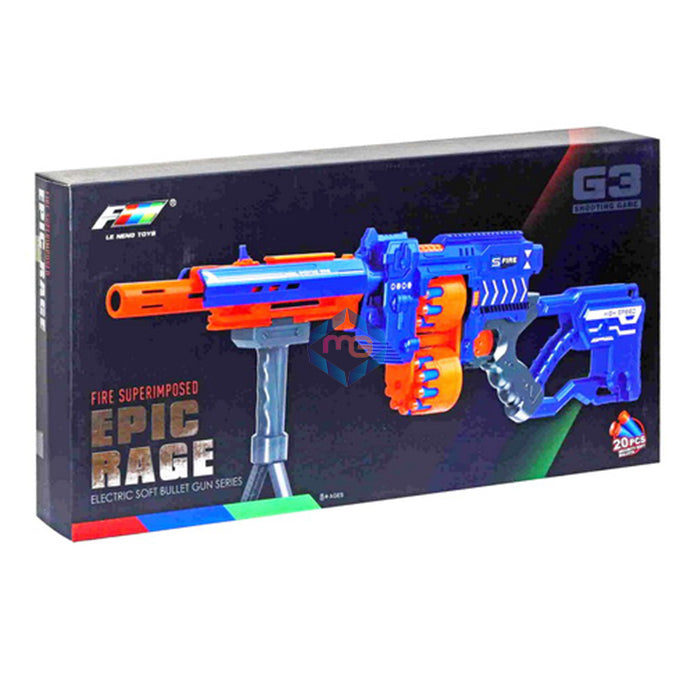 Epic Rage G3 Soft Bullet Gun - G1A - Madina Gift