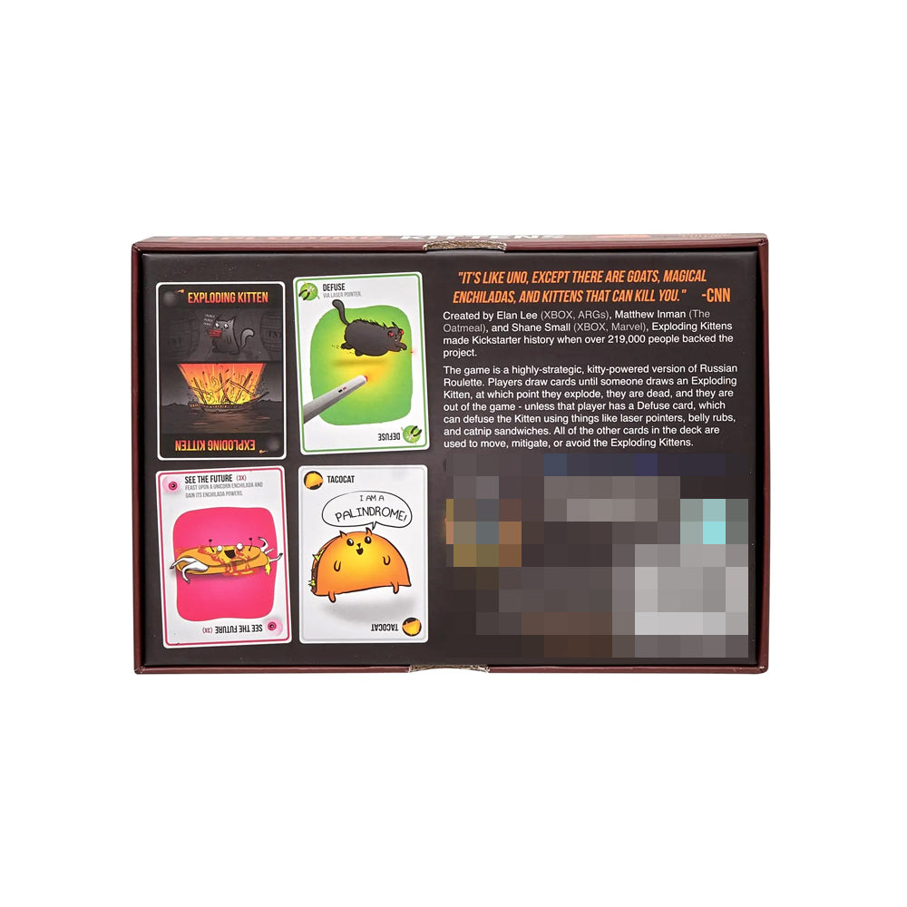 Exploding Kittens The Hilarious Russian Roulette Card Game for Everyone Maidna Gift