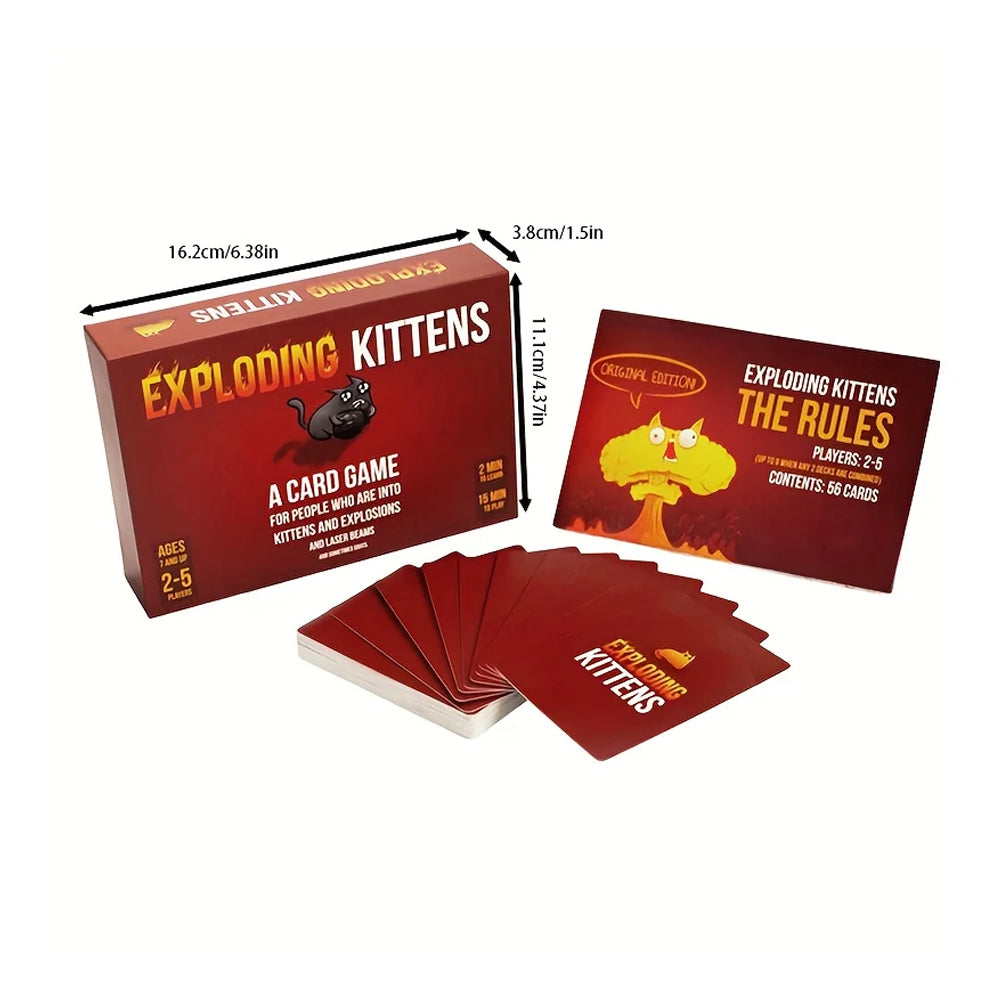Exploding Kittens The Hilarious Russian Roulette Card Game for Everyone Maidna Gift