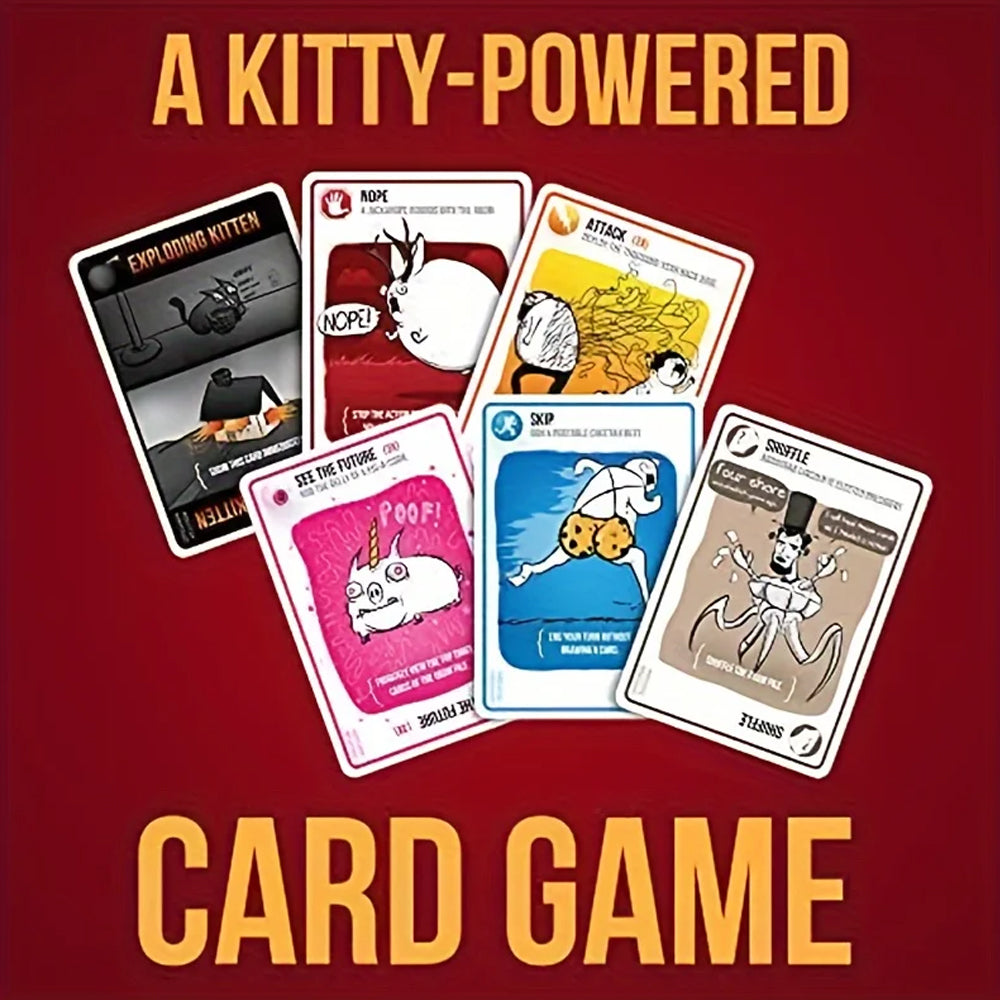 Exploding Kittens The Hilarious Russian Roulette Card Game for Everyone Maidna Gift