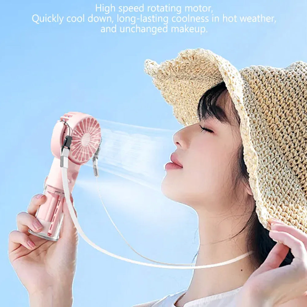 Buy F4 Portable Handheld Mist Fan Online In Pakistan - Madina Gift