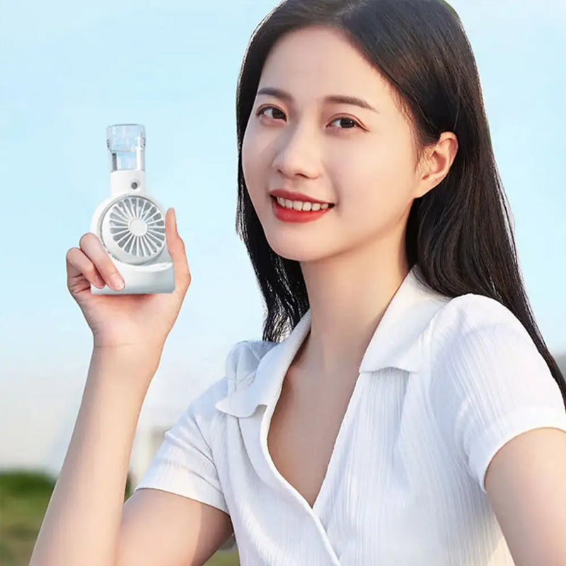Buy F6 - Portable Handheld Mist Fan Online In Pakistan - Madina Gift