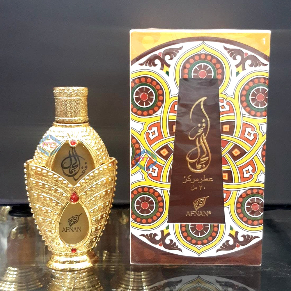 Afnan Fakhar Al Jamal Concentrated Perfume Oil Attar - 20 ML - Madina Gift