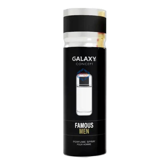 Galaxy Concept Famous Men  Perfume Body Spray for Men  Net Volume: 200 ML Madina Gift