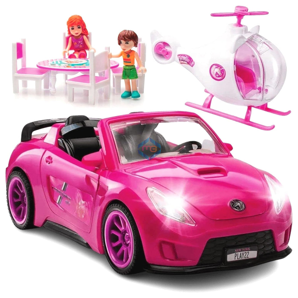 Fashion Sports Convertible Car with Accessories - 7898 - Madina Gift