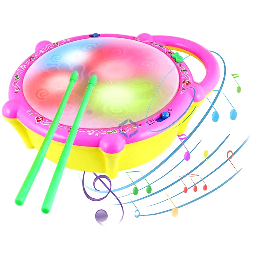 Flash Drum with 3D Multi Color Light and Music - GY168-23