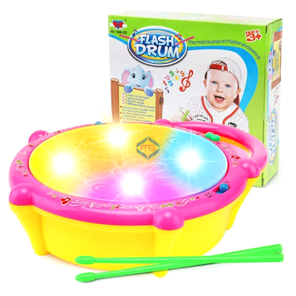 Flash Drum with 3D Multi Color Light and Music - GY168-23