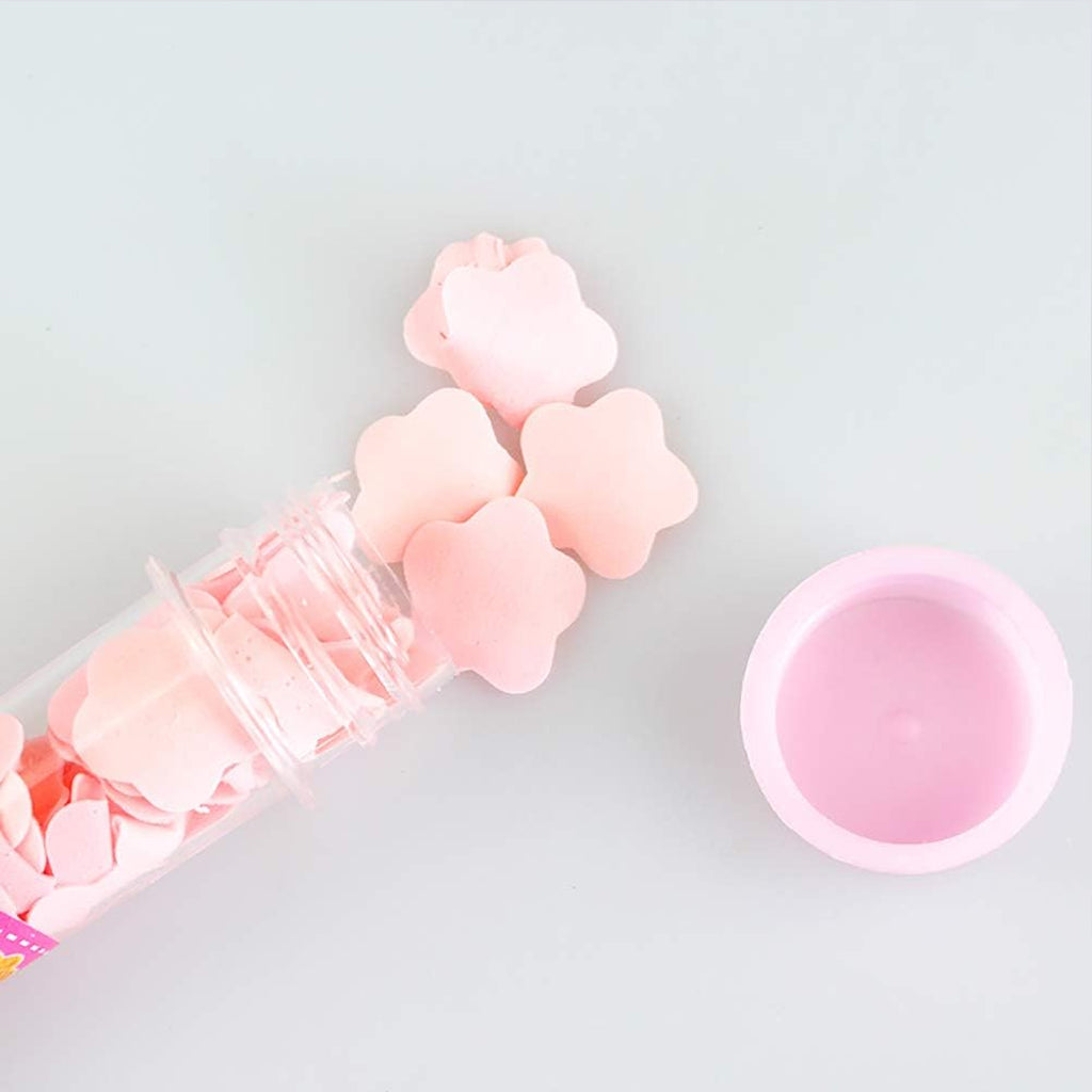 Pocket Sized Dissolving Flower Soaps Tube For Travel & Outdoor Madina Gift