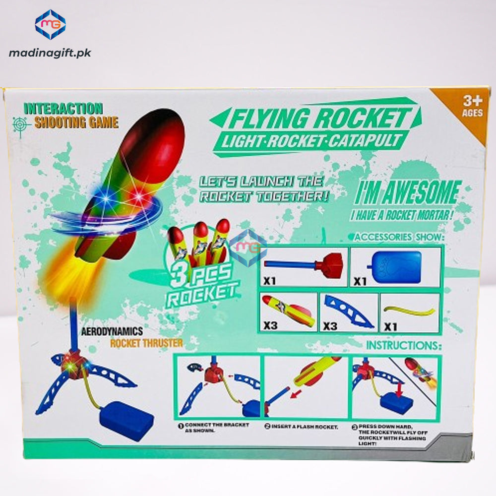 Interaction Shooting Flying Rocket with Pedal Launcher - HT-031 - Madina Gift