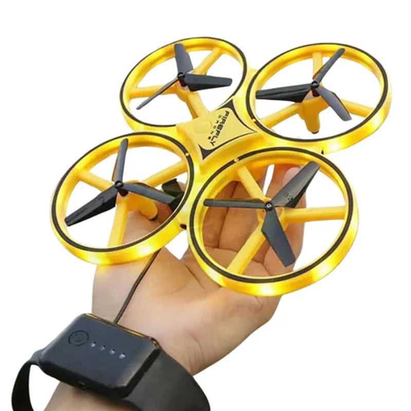 TY-T14 Hand Gesture Sensor Drone smartwatch Control 360° Flips & LED Madina Gift