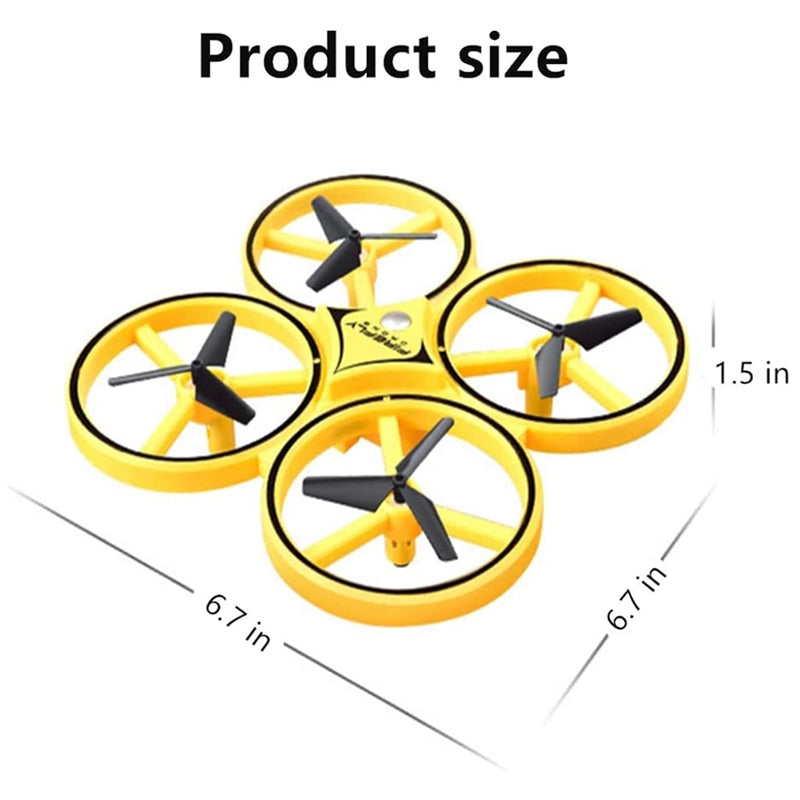 TY-T14 Hand Gesture Sensor Drone smartwatch Control 360° Flips & LED Madina Gift