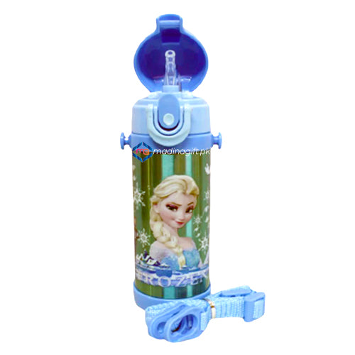 Frozen Elsa Thermal Metallic Water Bottle - GX-350 - Madina Gift