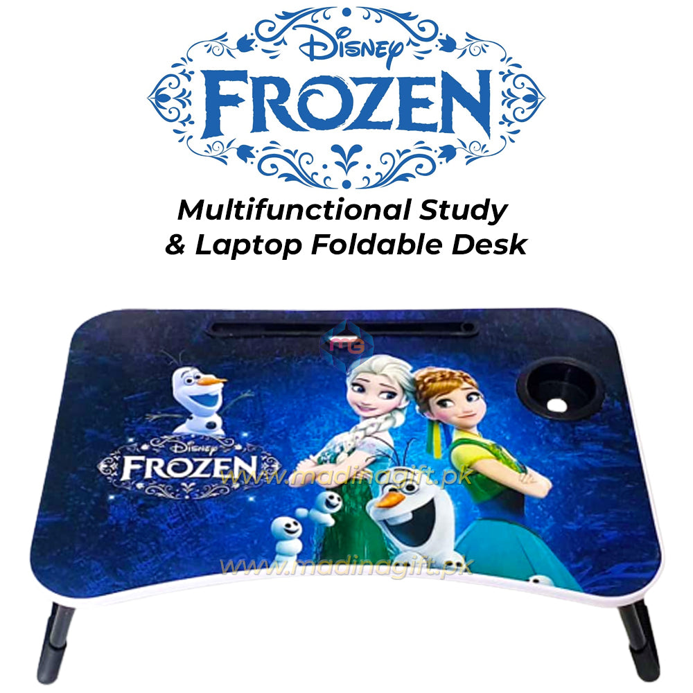 Disney Frozen Multifunctional Study & Laptop Foldable Desk - Madina Gift