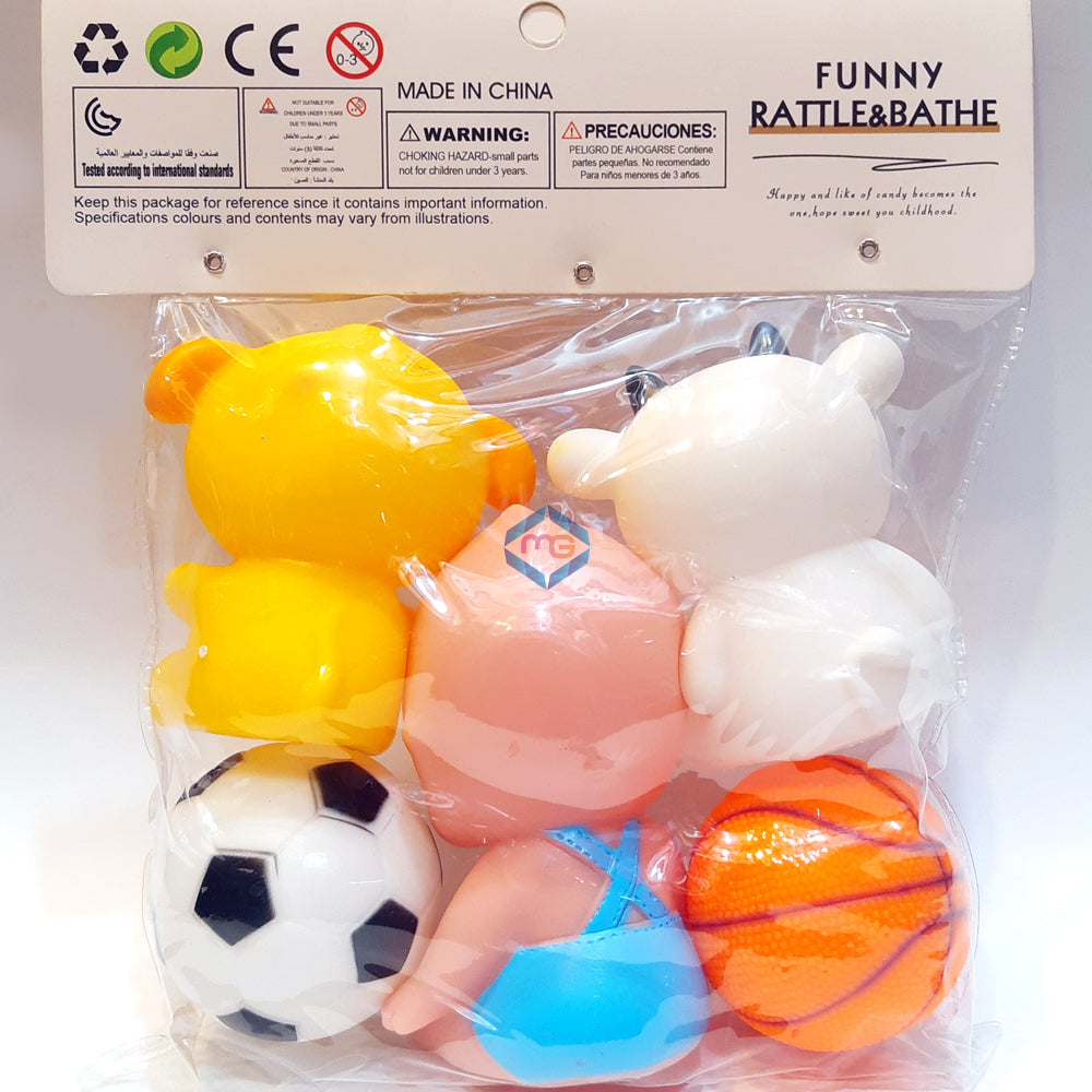 Silicon Funny Rattles Soft Toys