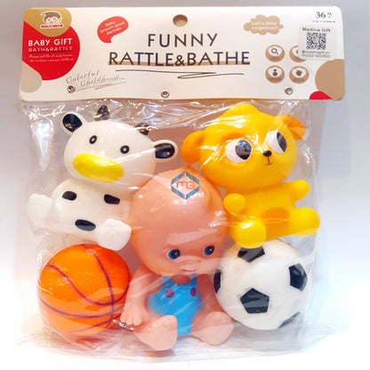 Silicon Funny Rattles Soft Toys madina gift