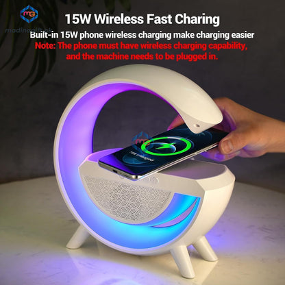 G Wireless Charging Bluetooth Speaker & FM Radio - BT-2301