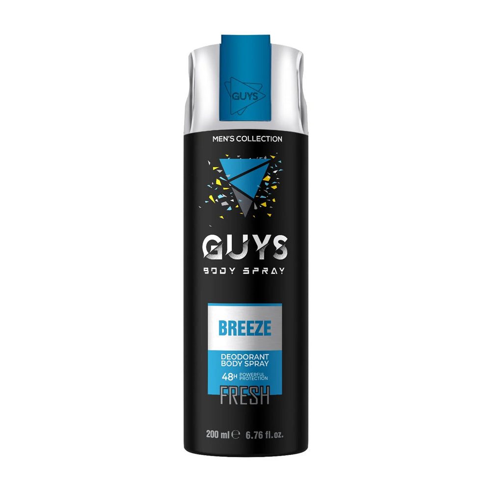 GUYS Breeze 200 ML Deodorant Body Spray For Men Madina Gift