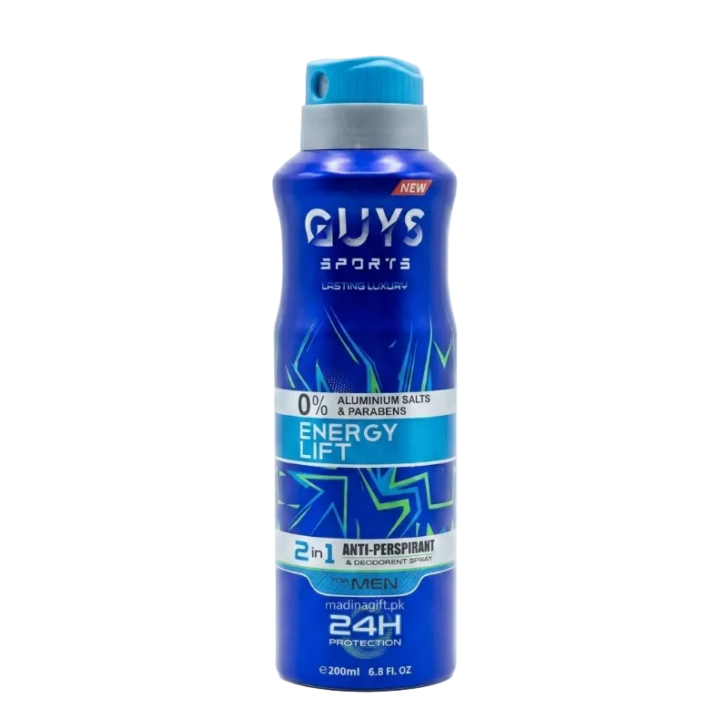 GUYS Sports Energy Lift 200 ML Body Spray Ultimate Freshness for Men Online in Pakistan Madina Gift