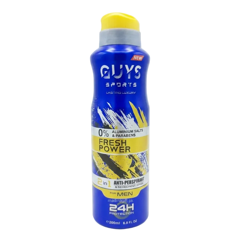 GUYS Sports Fresh Power 200 ML Body Spray Ultimate Freshness for Men Online in Pakistan Madina Gift