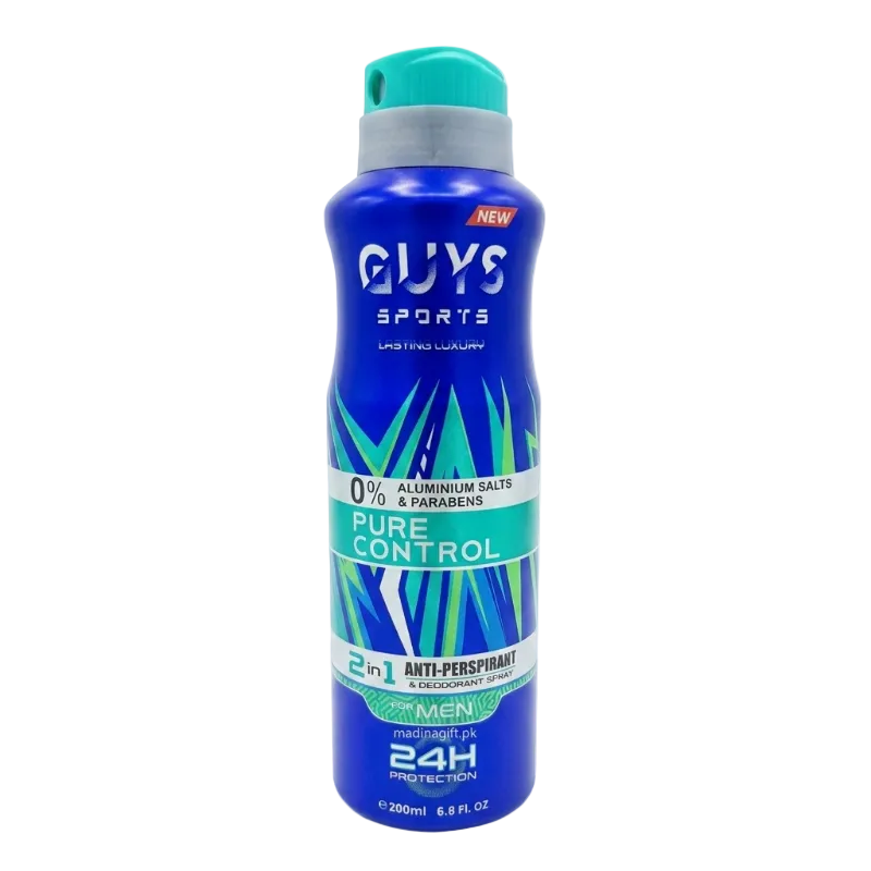 GUYS Sports Pure Control 200 ML Body Spray Ultimate Freshness for Men Online in Pakistan Madina Gift