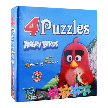 Gamex Cart 4 Puzzle Angry Birds - 8509 Madina Gift