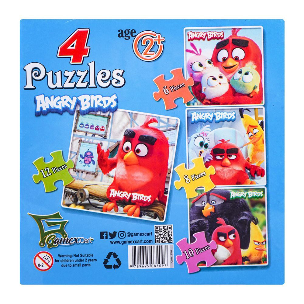 Gamex Cart 4 Puzzle Angry Birds - 8509