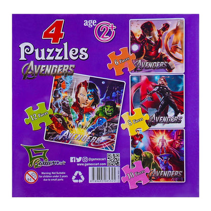 Gamex Cart 4 Puzzle Avengers - 8532