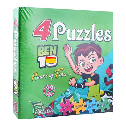 Gamex Cart 4 Puzzle Ben10 - 8502 Madina Gift