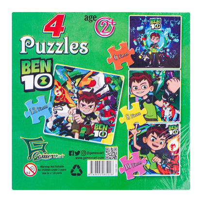 Gamex Cart 4 Puzzle Ben10 - 8502